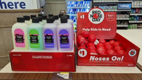 Walgreens Red Nose Day 'Noses On!' Countertop Display