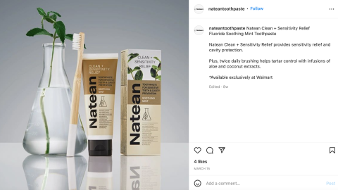 Natean Walmart Instagram Update