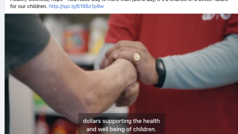 Walgreens Red Nose Day 'Better Future' Facebook Update