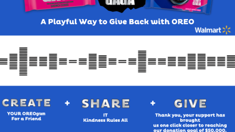 'Sing It with Oreo' Walmart Website