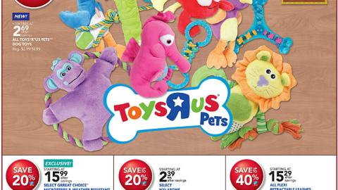 Toys r us hot sale dog toys petsmart