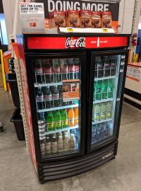 Home depot coca store cola fridge