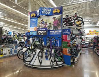 Walmart store bike center