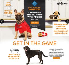 PetSmart Blue Buffalo Celebrate the Big Game Feature Path to