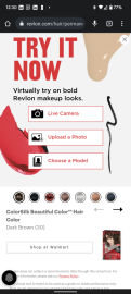 Walmart Revlon 'Virtual Try-On' Pallet Display