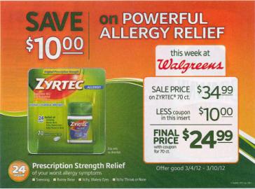 Zyrtec 70 price
