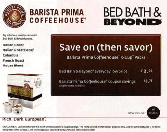 Bed bath and online beyond keurig single serve