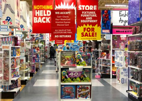 a sign above a store