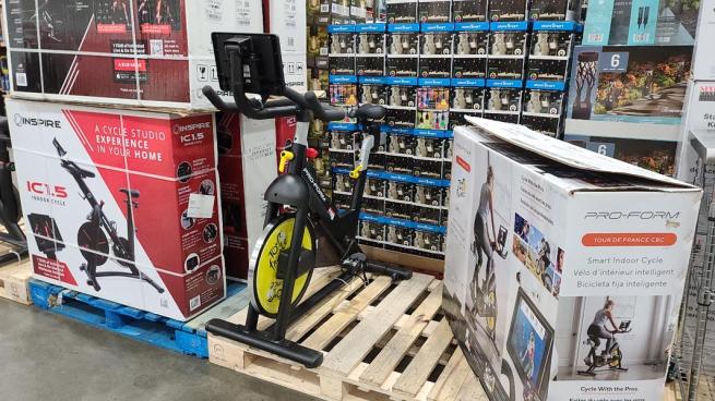 Bicicleta estática online costco