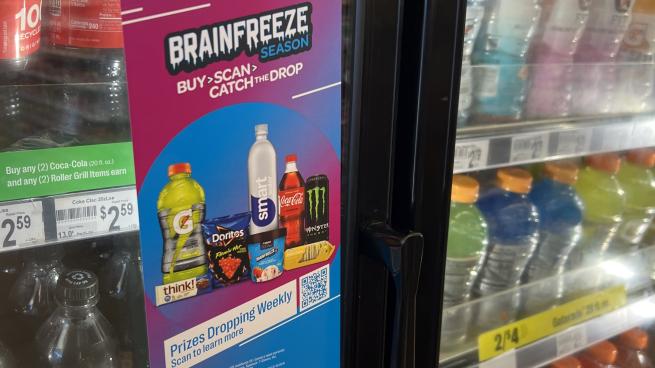 7-Eleven 'Brainfreeze Season' Cooler Cling