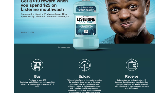 Listerine Target Page