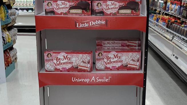 little debbie floorstand