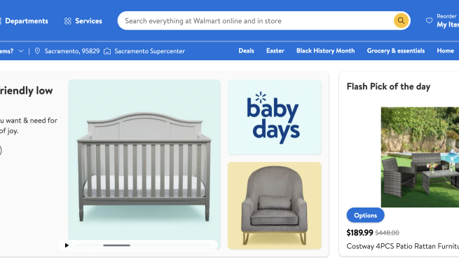 Walmart 'Baby Days' Carousel Ad