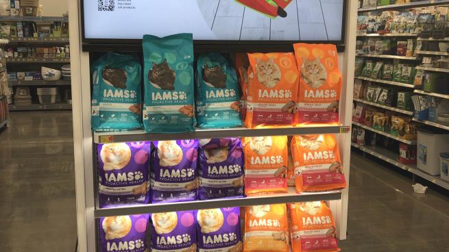 Iams endcap Display