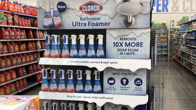 Clorox endcap