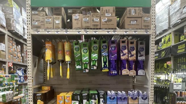 swiffer endcap