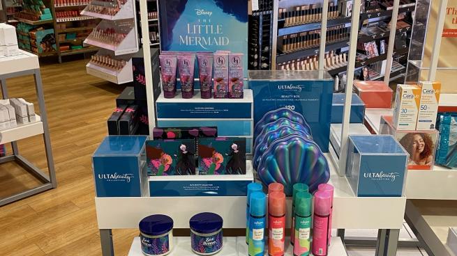 Ulta 'The Little Mermaid' Display Table