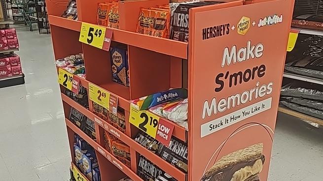 Aisle display