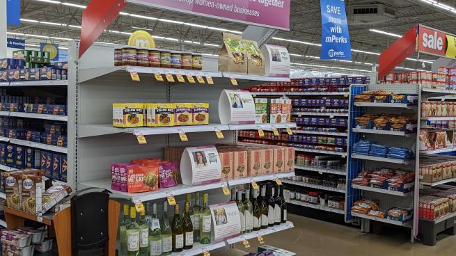 Meijer 'Shop Women-Owned Businesses' Endcap