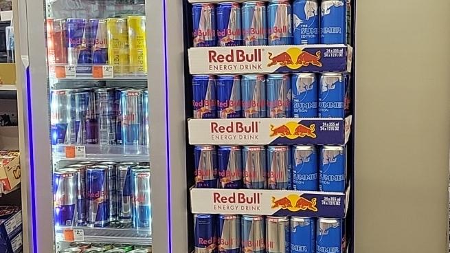 Red Bull Floorstand header