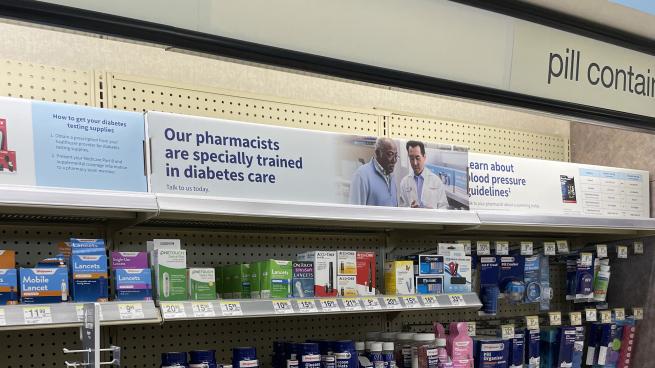 Walgreens In-line display