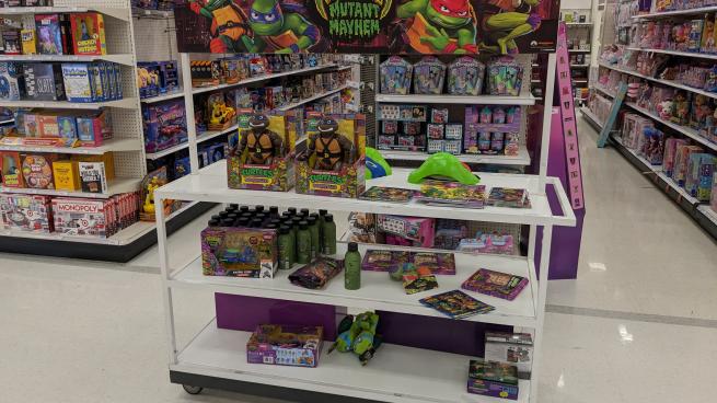 Target 'Teenage Mutant Ninja Turtles: Mutant Mayhem' Display Fixture