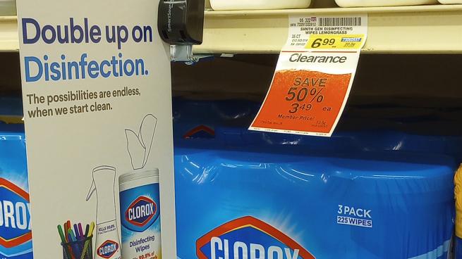 clorox shelf talker