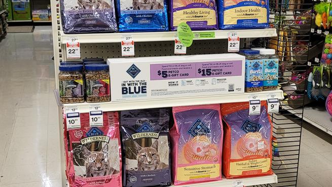 Blue buffalo dog hot sale food coupon petco