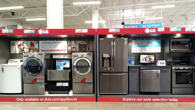 Bj washer store and dryer