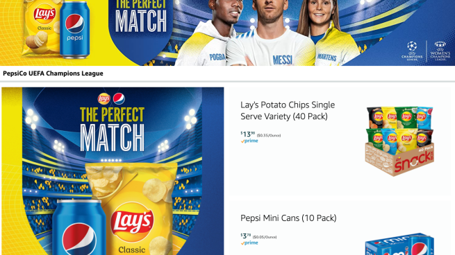 Amazon PepsiCo 'The Perfect Match' Showcase