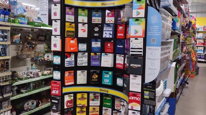 Dollar General 'Gift Cards' Endcap Display