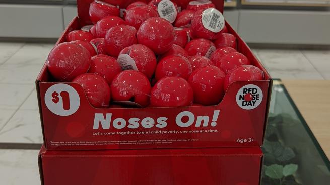 Walgreens Red Nose Day 'Noses On!' Countertop Display