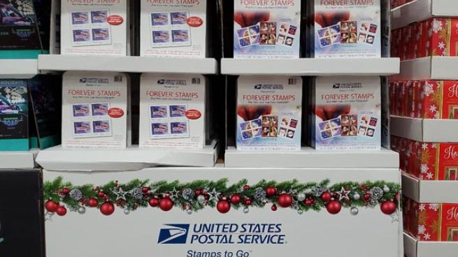 Costco United States Postal Service Forever Stamps Pallet