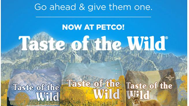 Petco taste clearance of wild