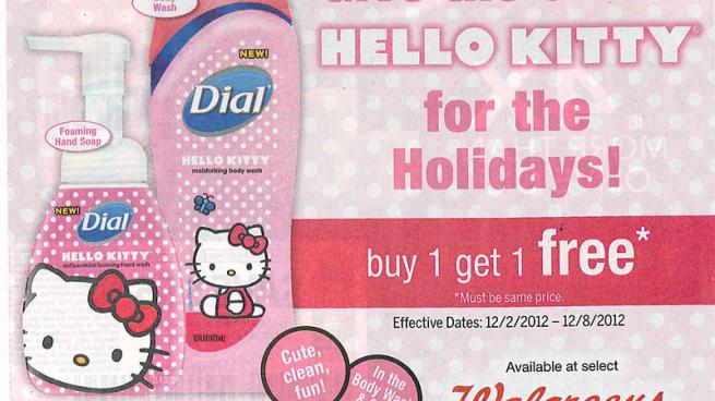 Dial hello kitty outlet soap