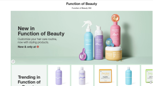 Target Function of Beauty 'Now with Styling Products' Brand Showcase