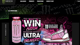 Monster Energy Ultra Strawberry Dreams 7-Eleven Entry Page