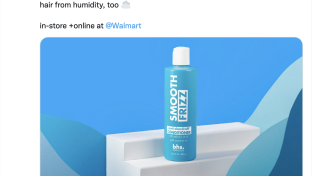 Beautiful Hair and Scalp Walmart 'Gently Fight Frizz' Tweet